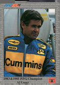 1991 All World #95 1983 & 1985 P.P.G. Champion Al Unser
