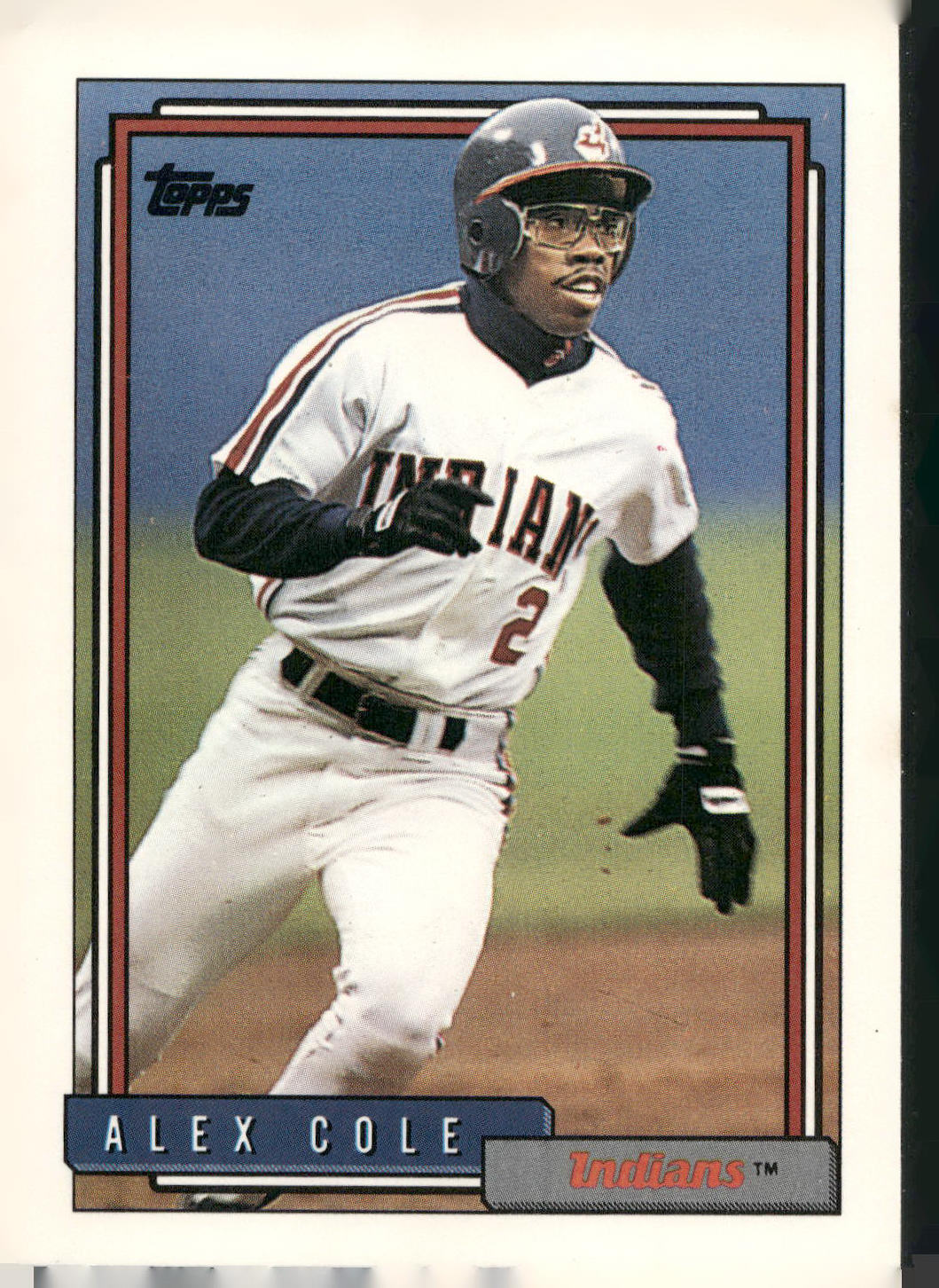 1992 Topps #170 Alex Cole