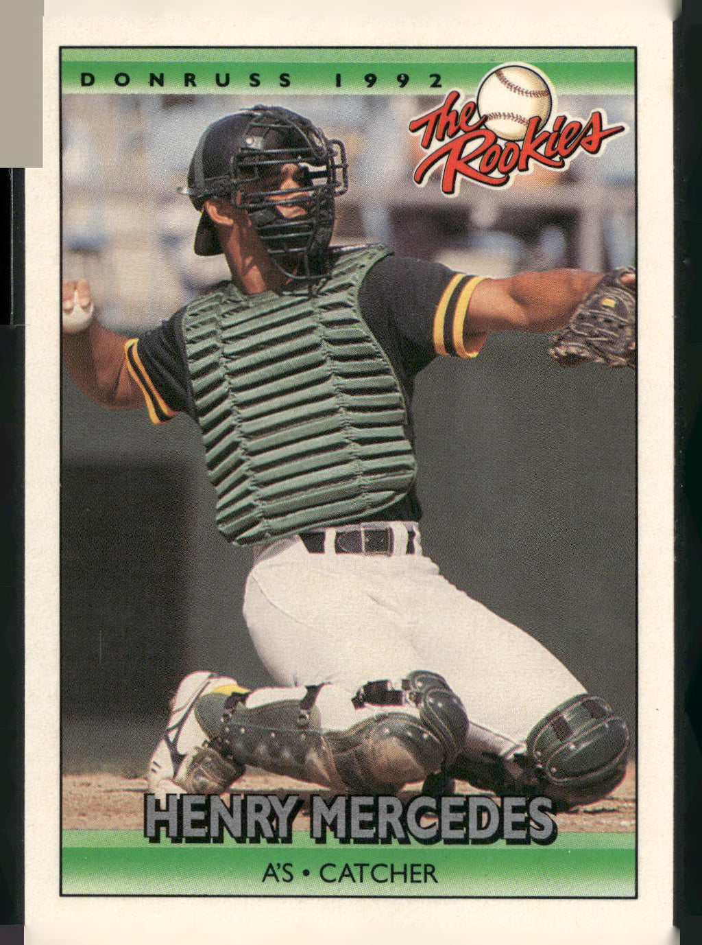 1992 Donruss The Rookies #78 Henry Mercedes