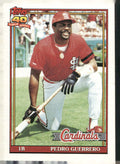 1991 Topps #20 Pedro Guerrero