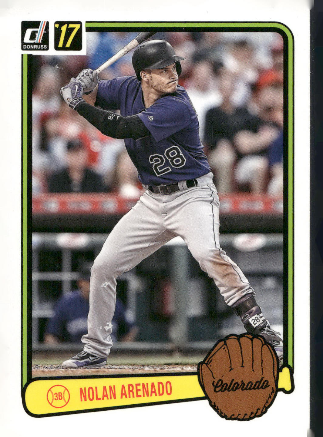 2017 Donruss #RV-11 Nolan Arenado Retro Variations 1983