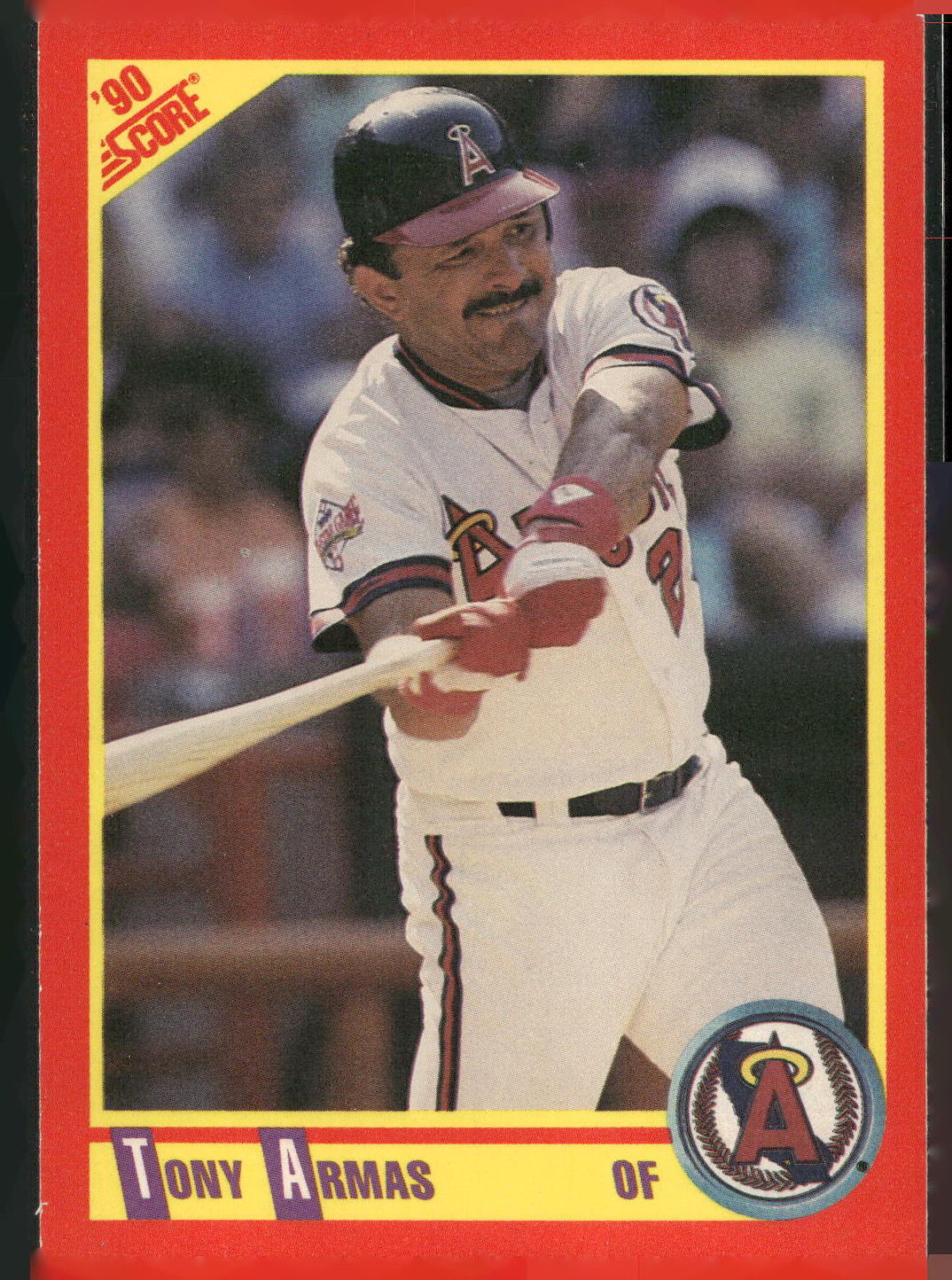 1990 Score #378 Tony Armas