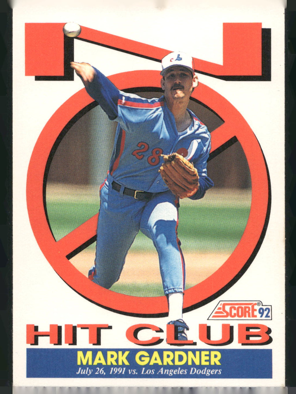 1992 Score #785 Mark Gardner