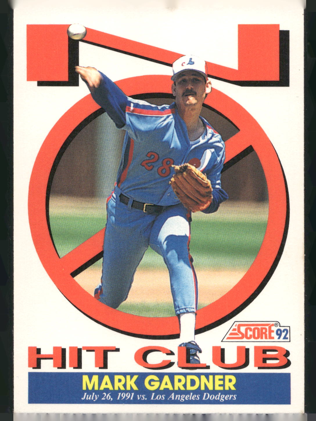 1992 Score #785 Mark Gardner