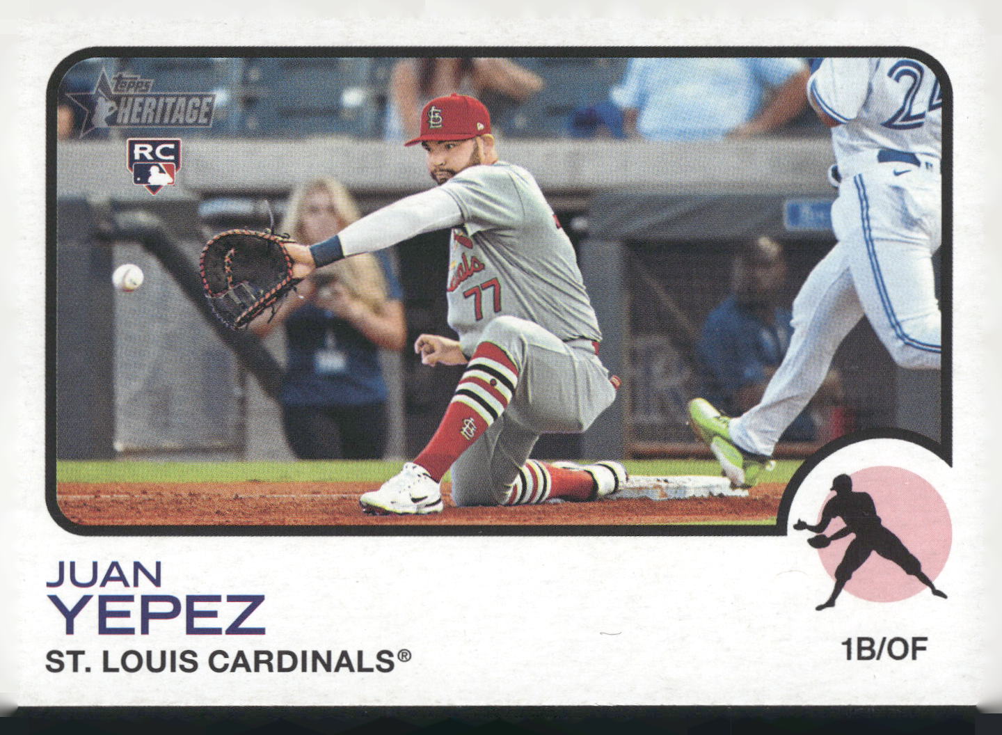2022 Topps Heritage #569 Juan Yepez