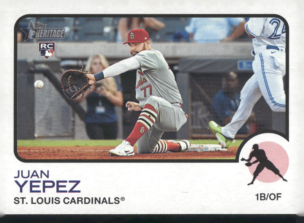 2022 Topps Heritage #569 Juan Yepez