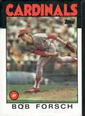 1986 Topps #322 Bob Forsch