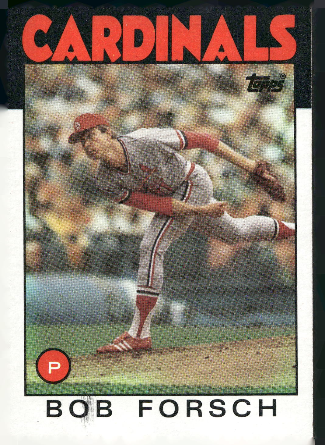 1986 Topps #322 Bob Forsch