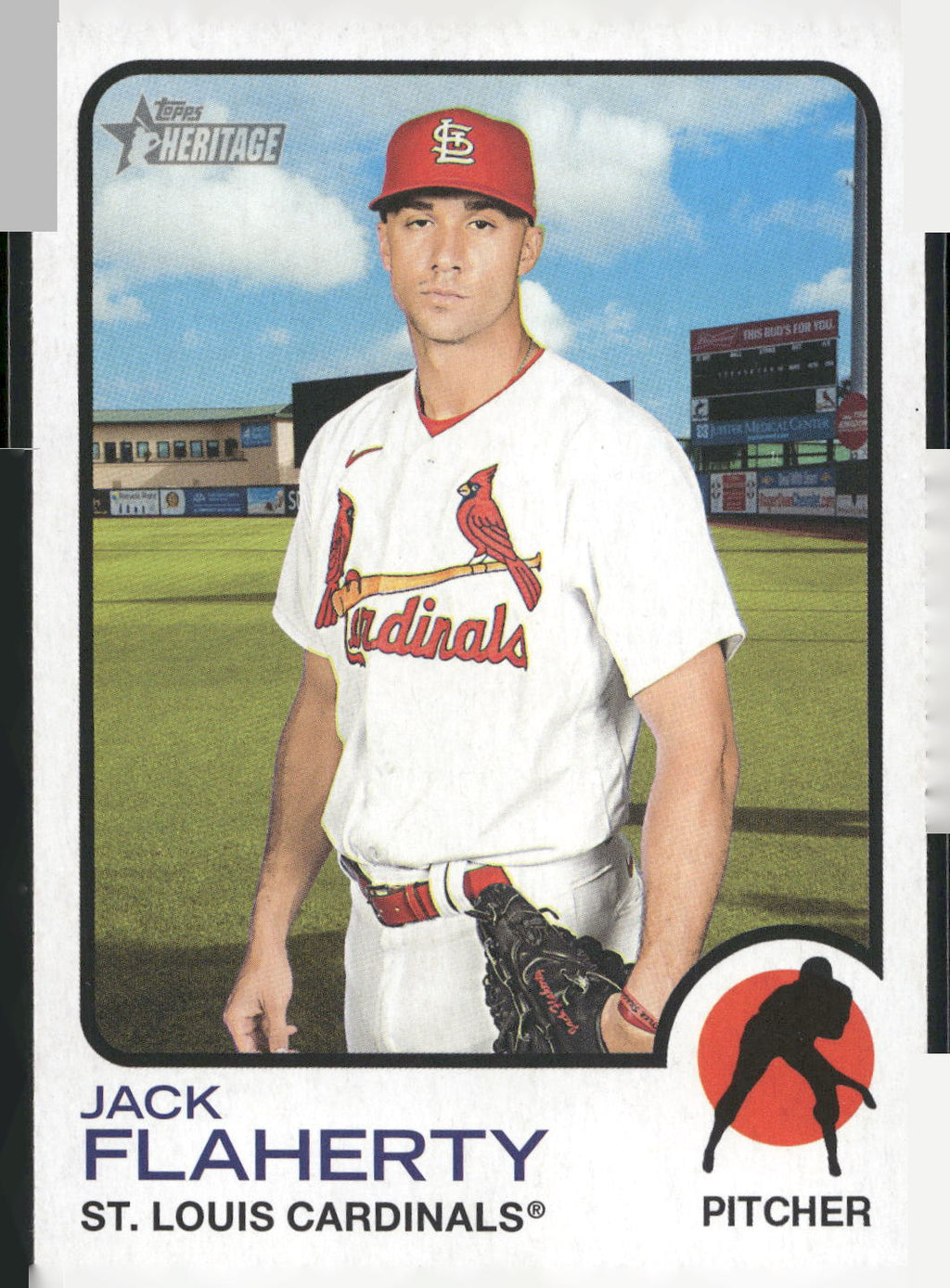 2022 Topps Heritage #534 Jack Flaherty