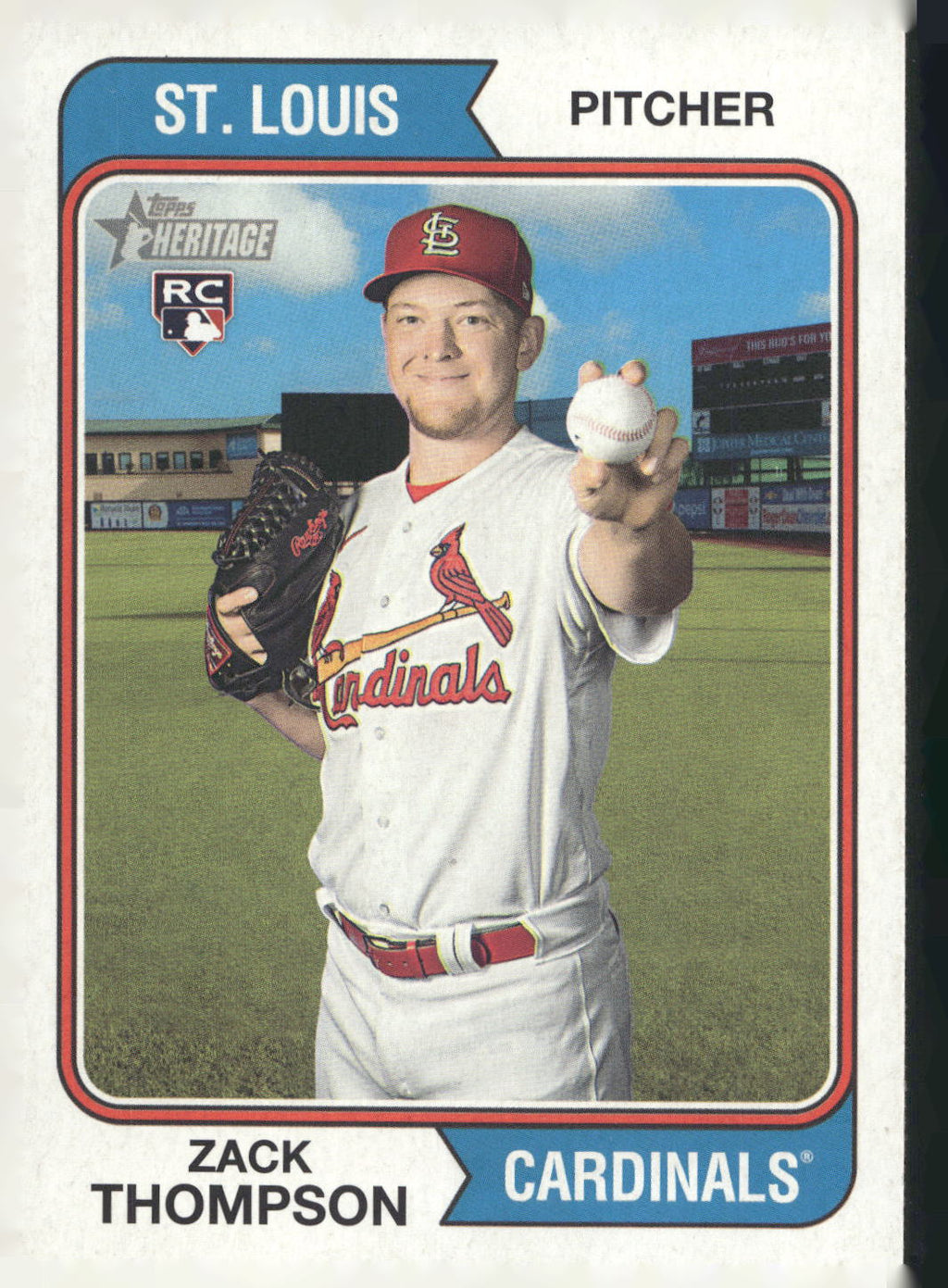 2023 Topps Heritage #313 Zack Thompson