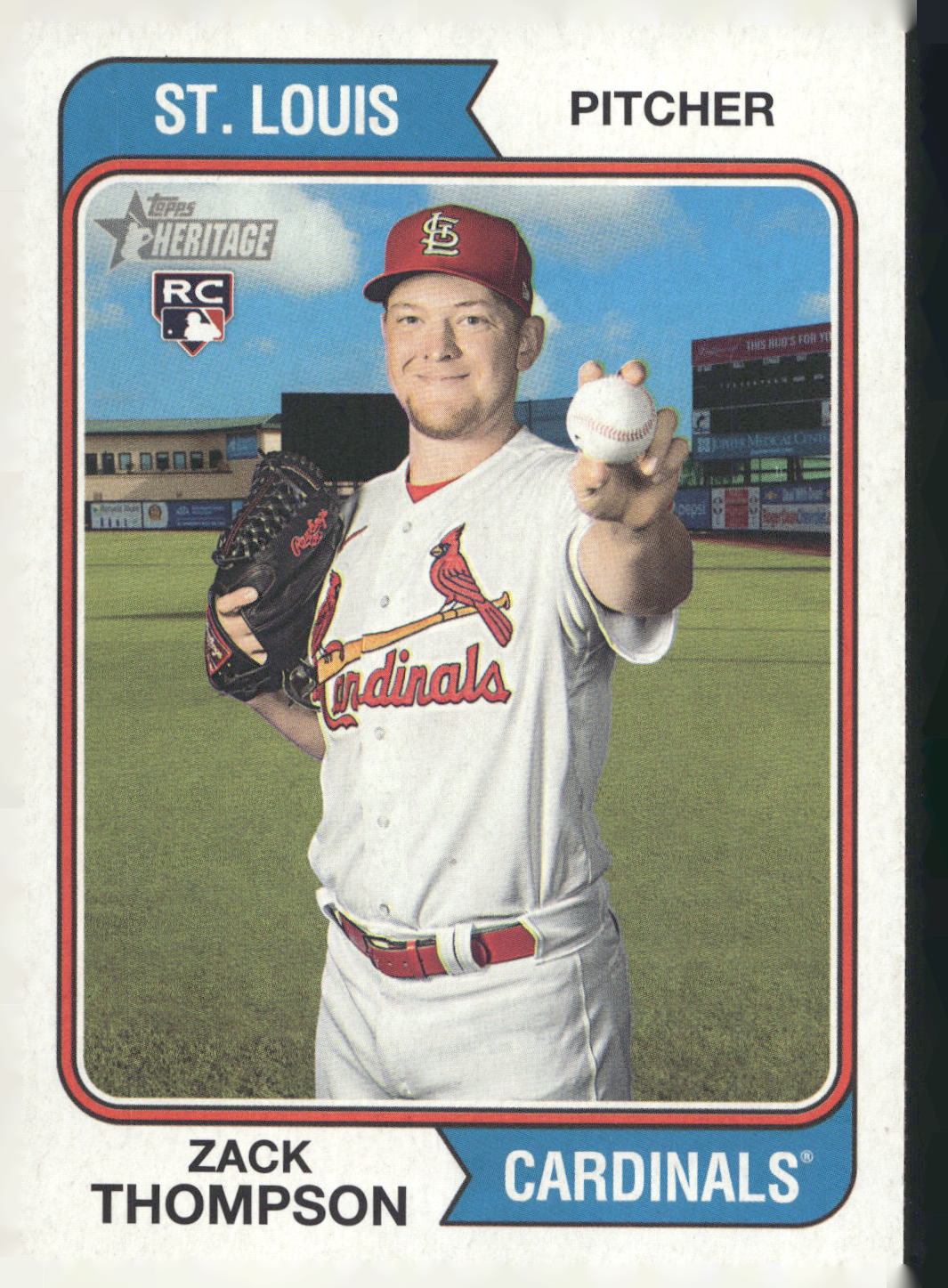 2023 Topps Heritage #313 Zack Thompson