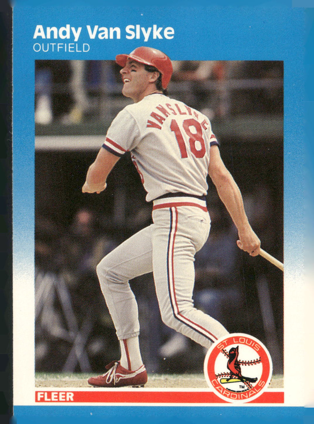1987 Fleer #311 Andy Van Slyke