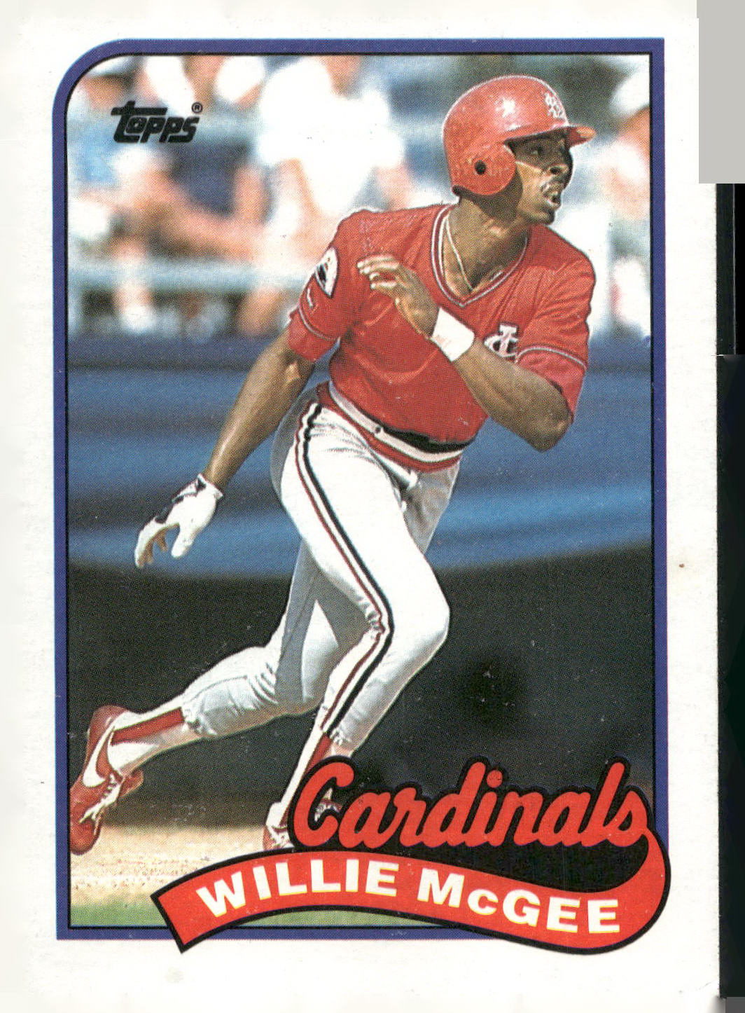 1989 Topps #640 Willie McGee