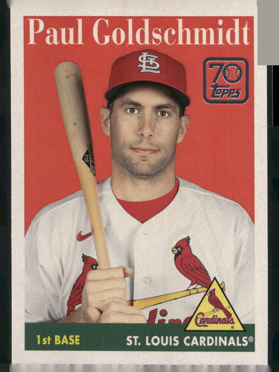2021 Topps #70YT-8 Paul Goldschmidt 70 Years of Topps Baseball (Series 1)