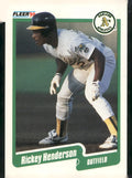 1990 Fleer #10 Rickey Henderson