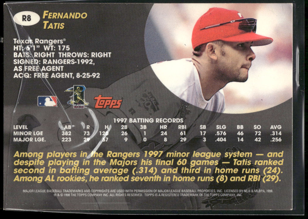 1998 Topps #R8 Fernando Tatis Rookie Class