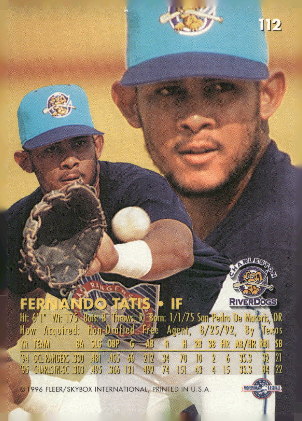 1996 Fleer Excel #112 Fernando Tatis