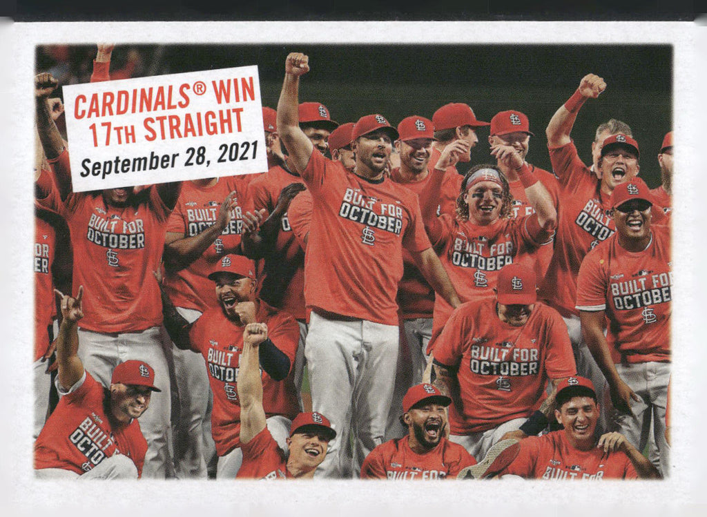 2022 Topps Archives #310 Cardinals Win 17th Straight