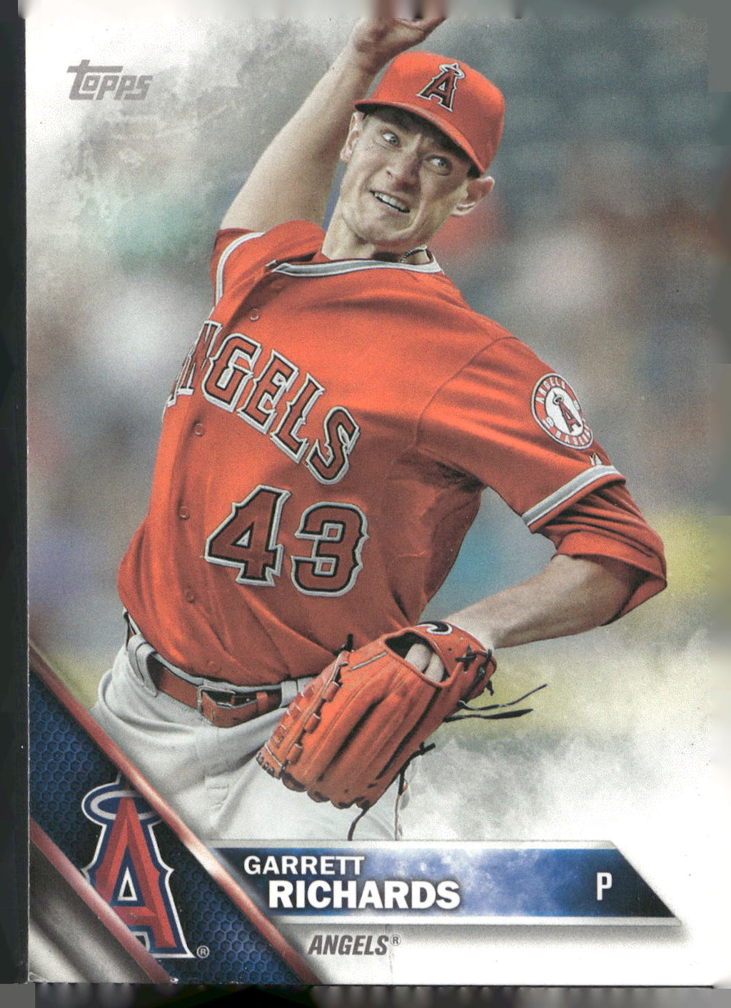 2016 Topps Los Angeles Angels #A-7 Garrett Richards