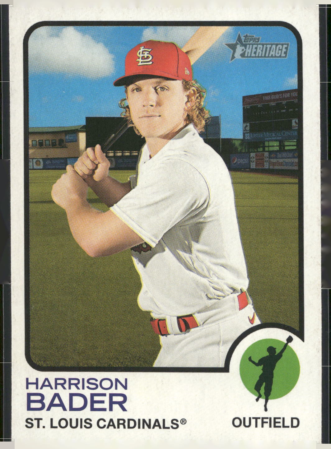 2022 Topps Heritage #243 Harrison Bader