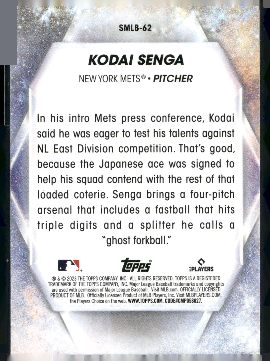 2023 Topps Update #SMLB-62 Kodai Senga Stars of MLB