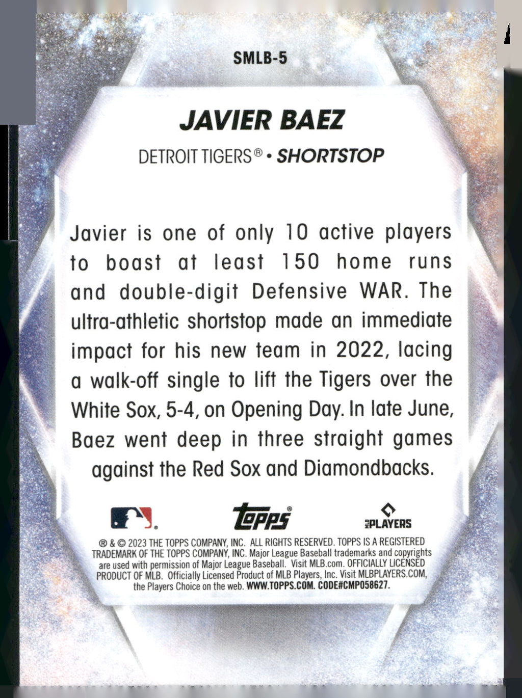 2023 Topps #SMLB-5 Javier Báez Stars of MLB