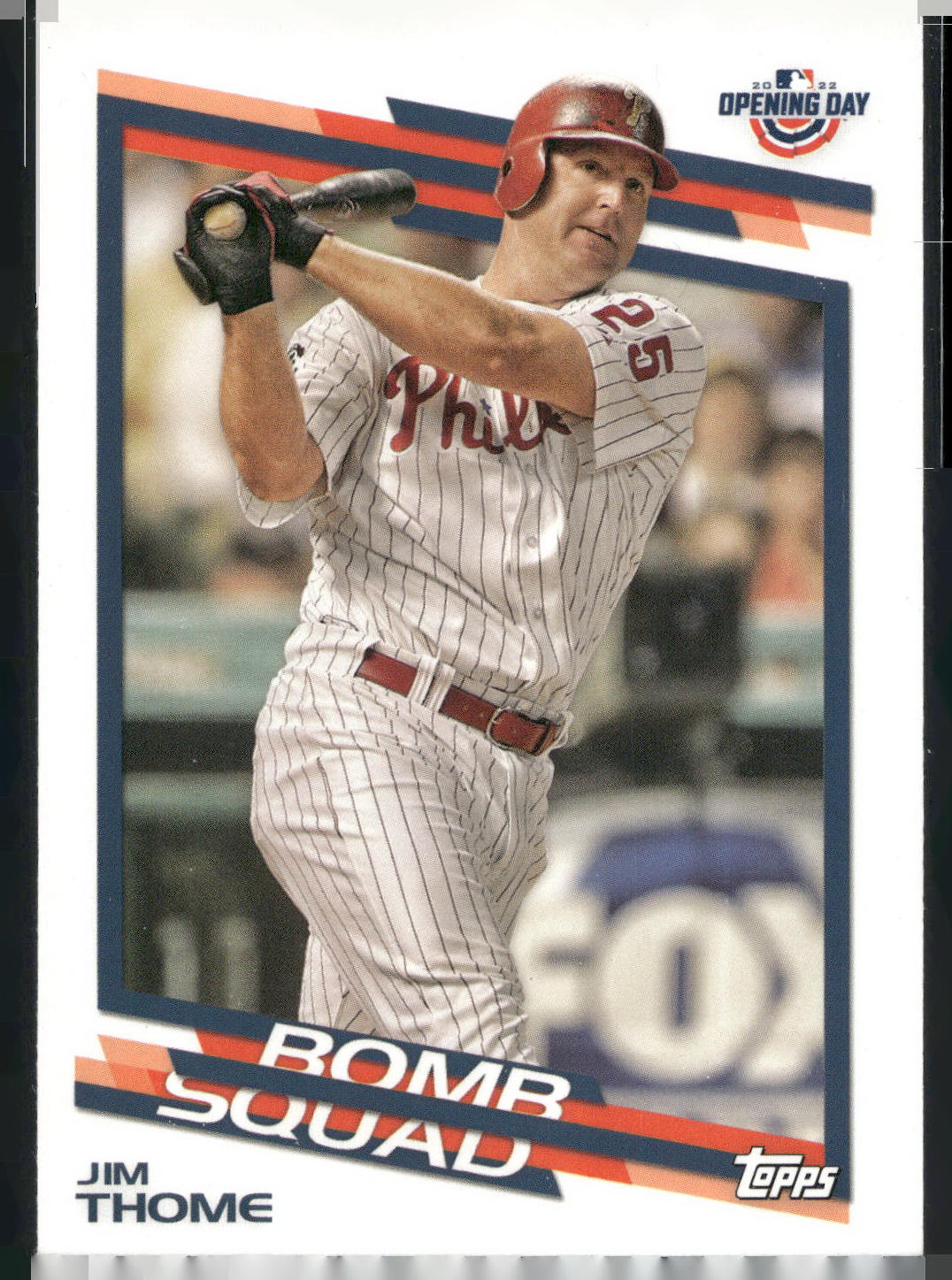 2022 Topps Opening Day #BS-16 Jim Thome Bomb Squad