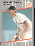 1989 Fleer #258 Don Mattingly