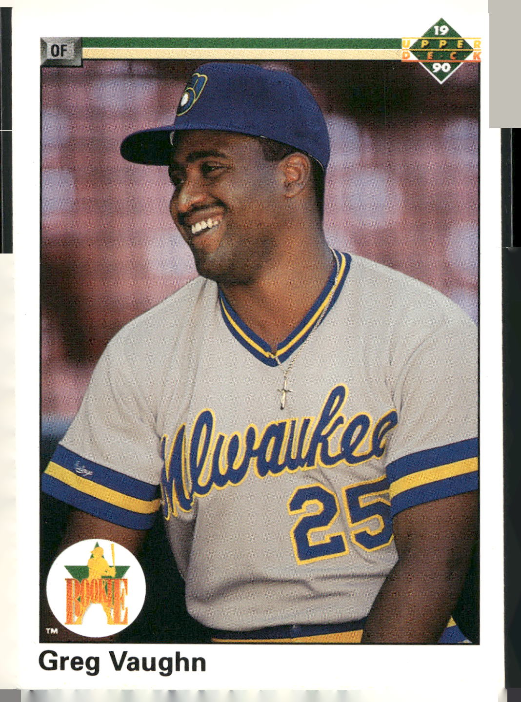 1990 Upper Deck #25 Greg Vaughn
