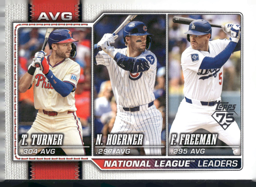 2026 Topps #151 (Trea Turner / Nico Hoerner / Freddie Freeman)