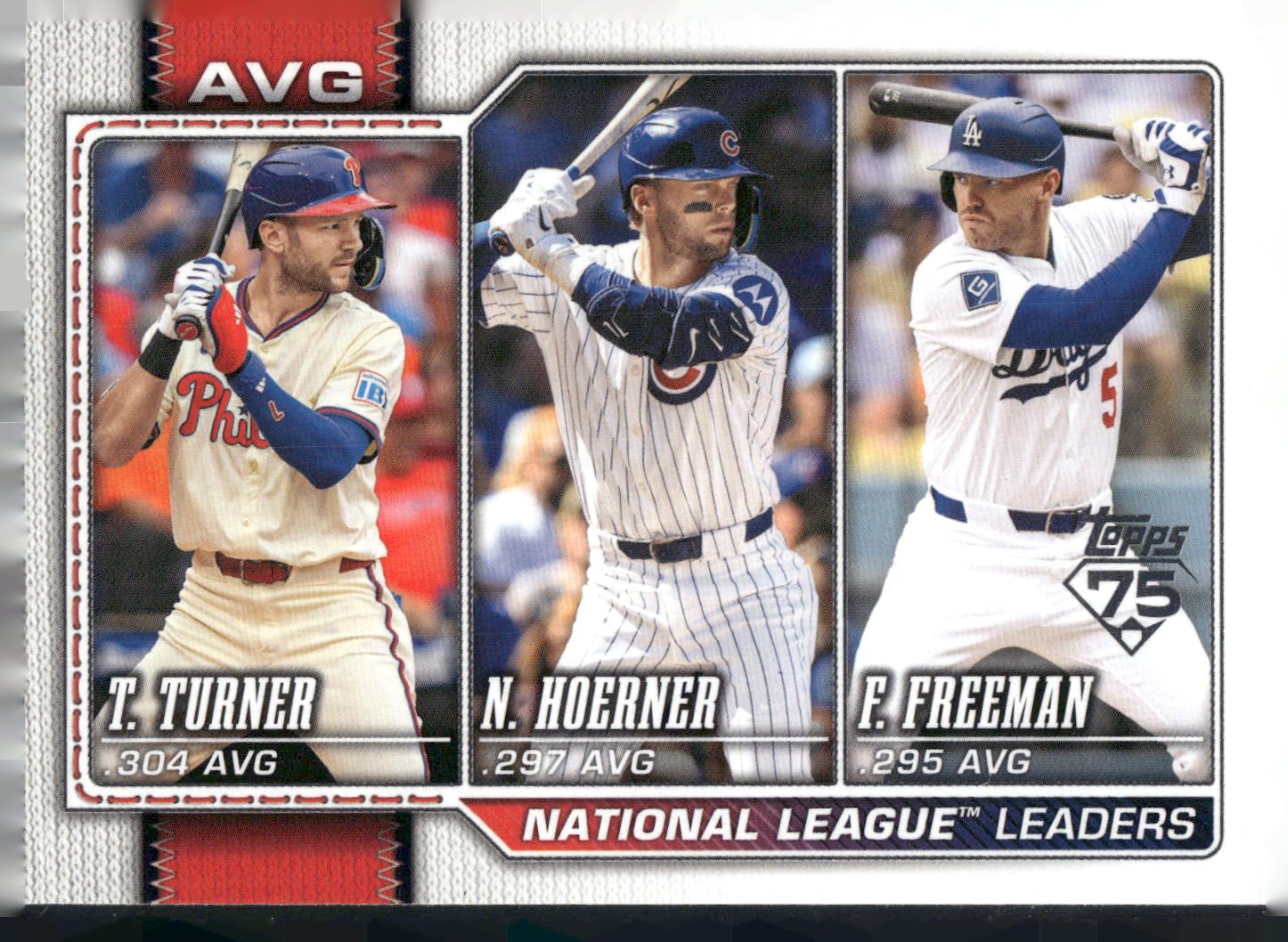 2026 Topps #151 (Trea Turner / Nico Hoerner / Freddie Freeman)