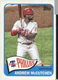 2021 Topps #T65-39 Andrew McCutchen 1965 Topps Redux