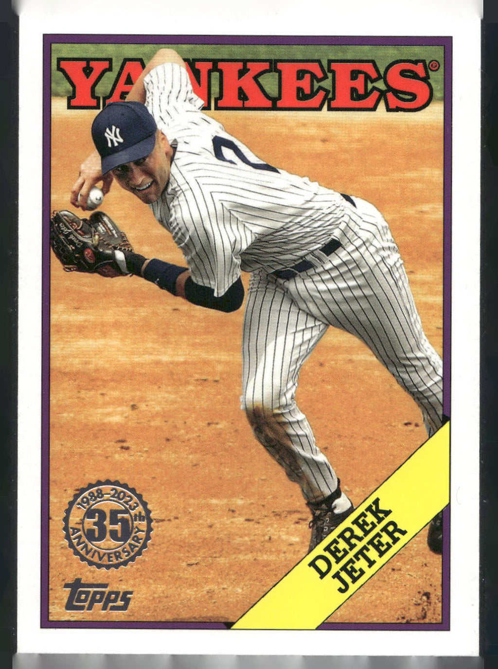 2023 Topps Update #88US-35 Derek Jeter 1988 Topps Baseball 35th Anniversary