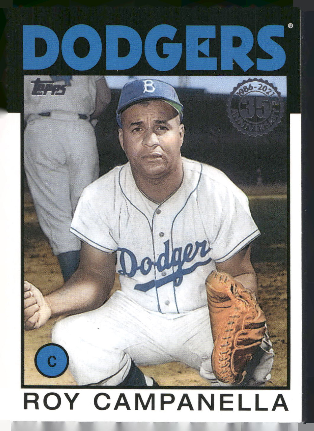 2021 Topps Update #86B-20 Roy Campanella 1986 Topps Baseball 35th Anniversary