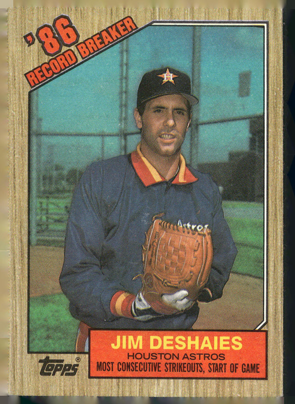 1987 Topps #2 Jim Deshaies