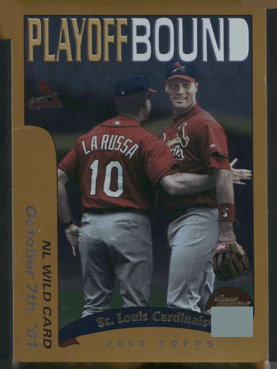 2002 Topps #355 St. Louis Cardinals PB, FOIL