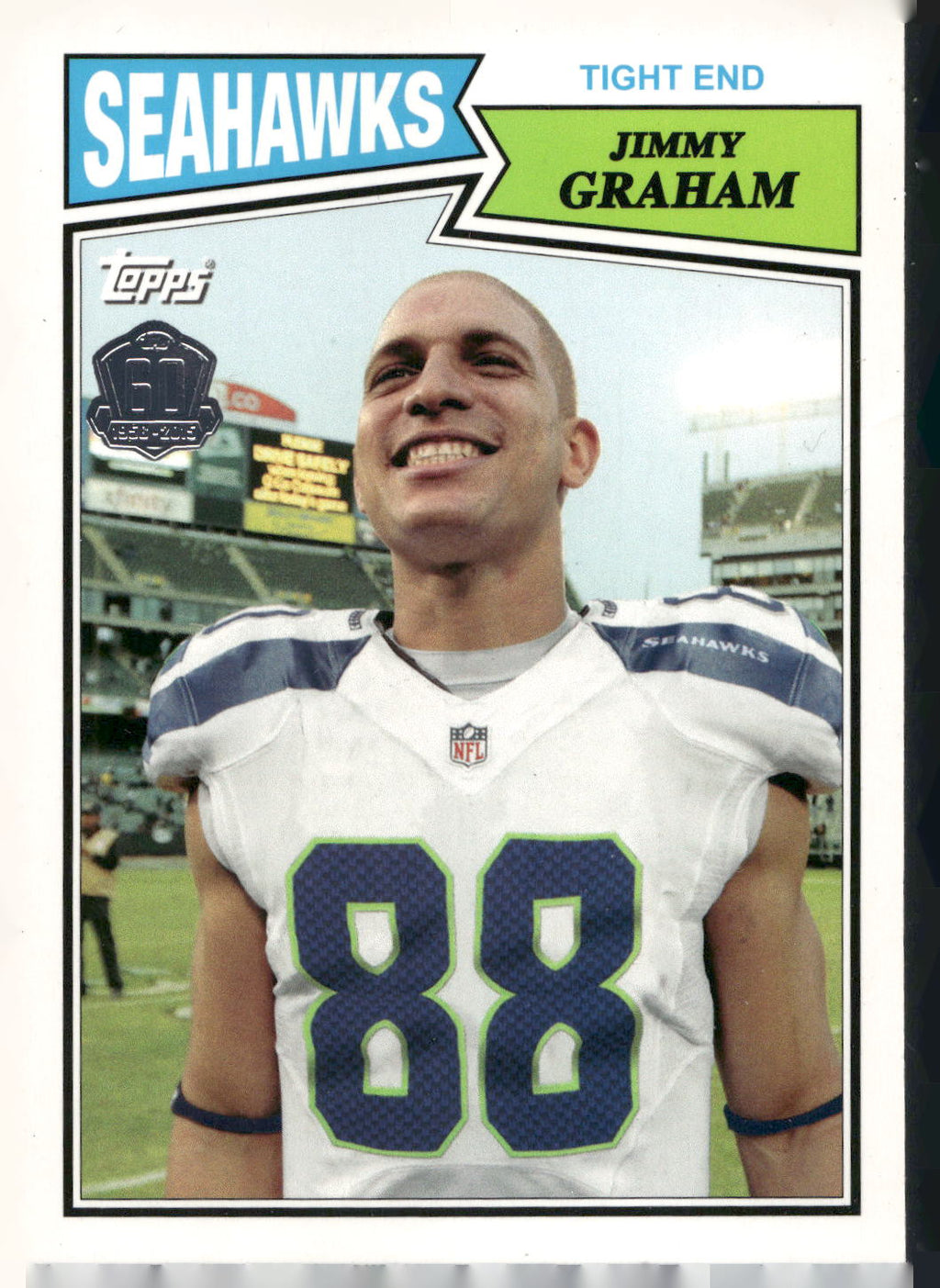 2015 Topps #T60-JG Jimmy Graham 60th Anniversary