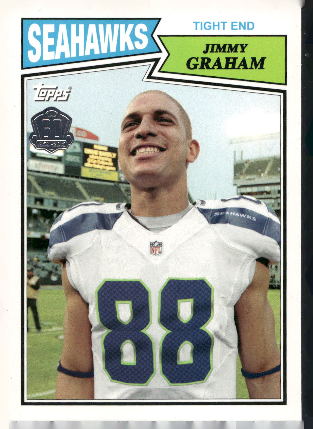 2015 Topps #T60-JG Jimmy Graham 60th Anniversary