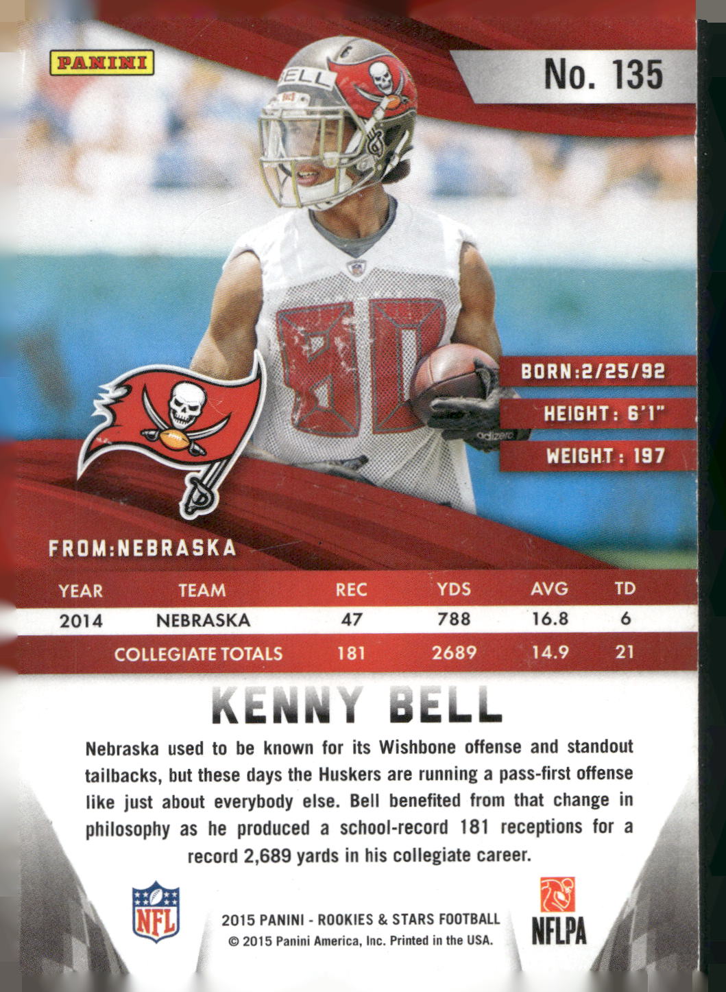 2015 Panini Rookies & Stars #135 Kenny Bell