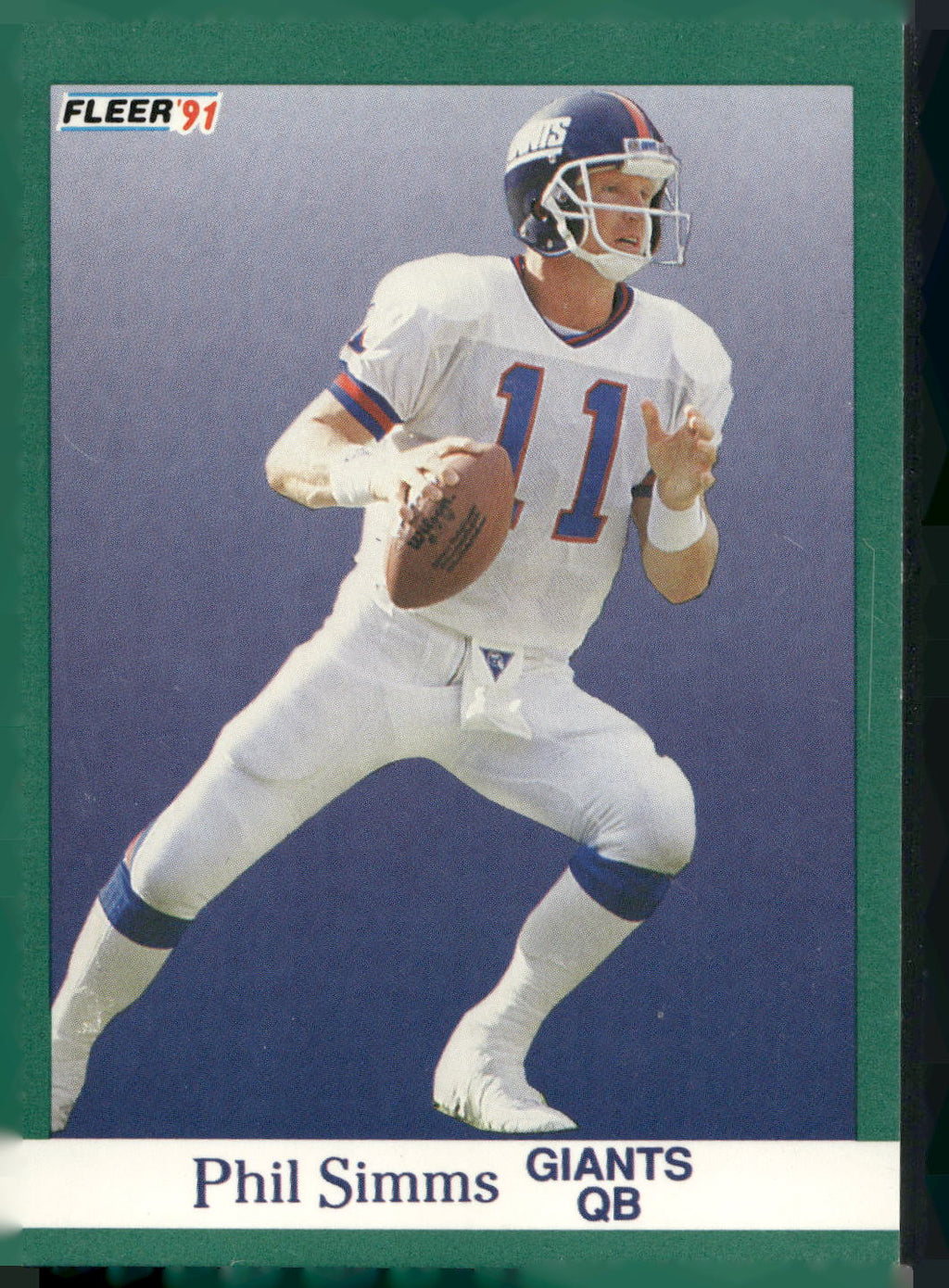1991 Fleer #318 Phil Simms