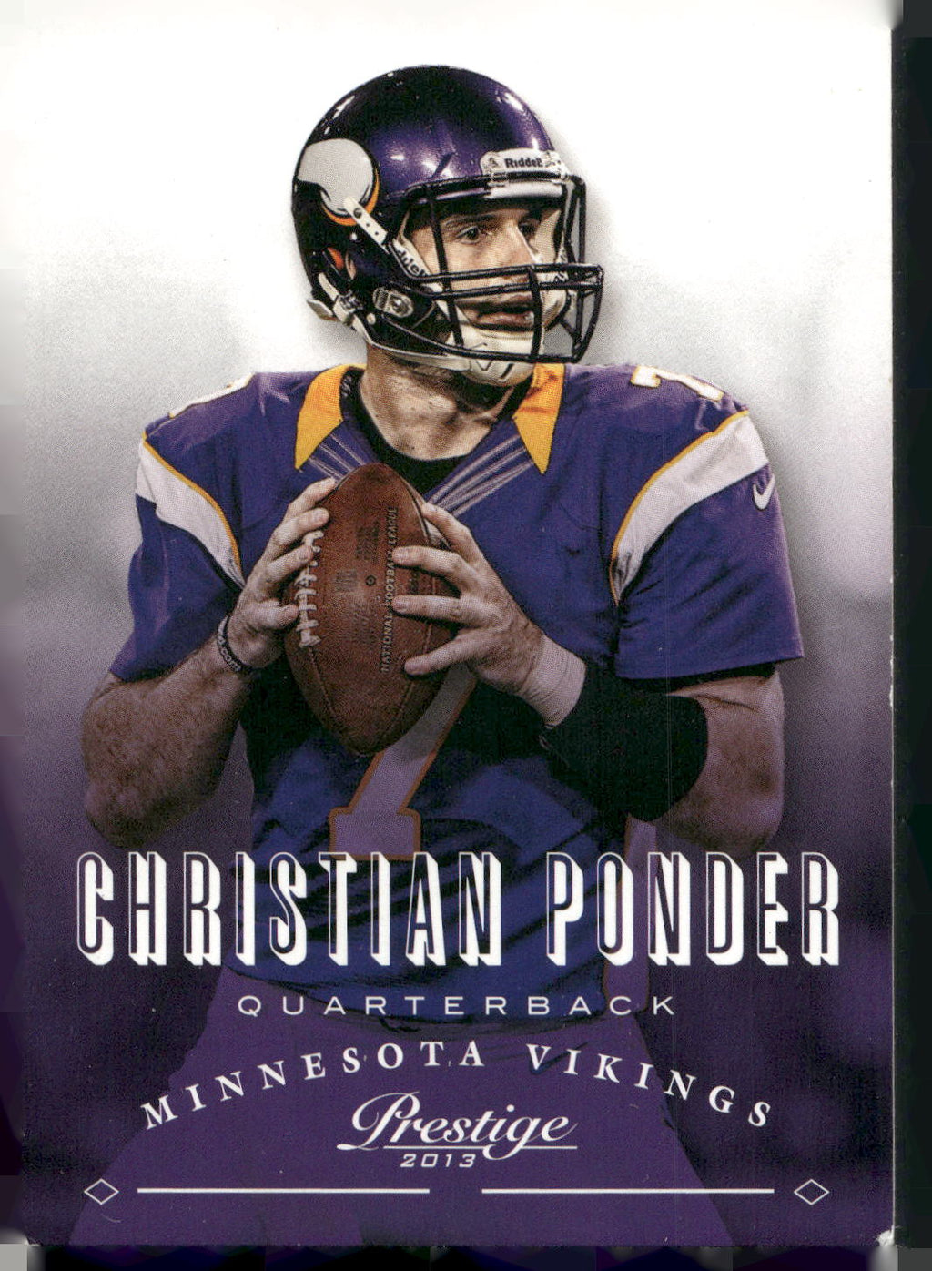 2013 Panini Prestige #107 Christian Ponder