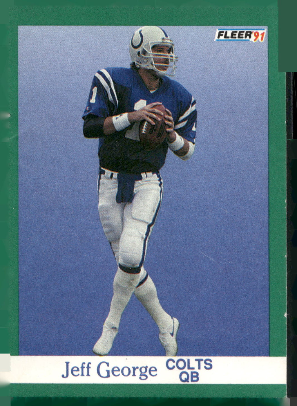 1991 Fleer #81 Jeff George