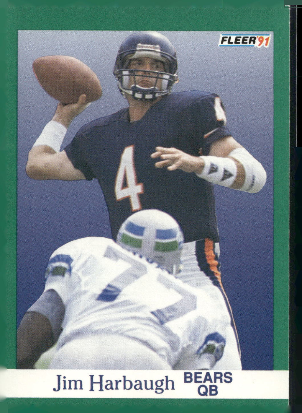 1991 Fleer #220 Jim Harbaugh