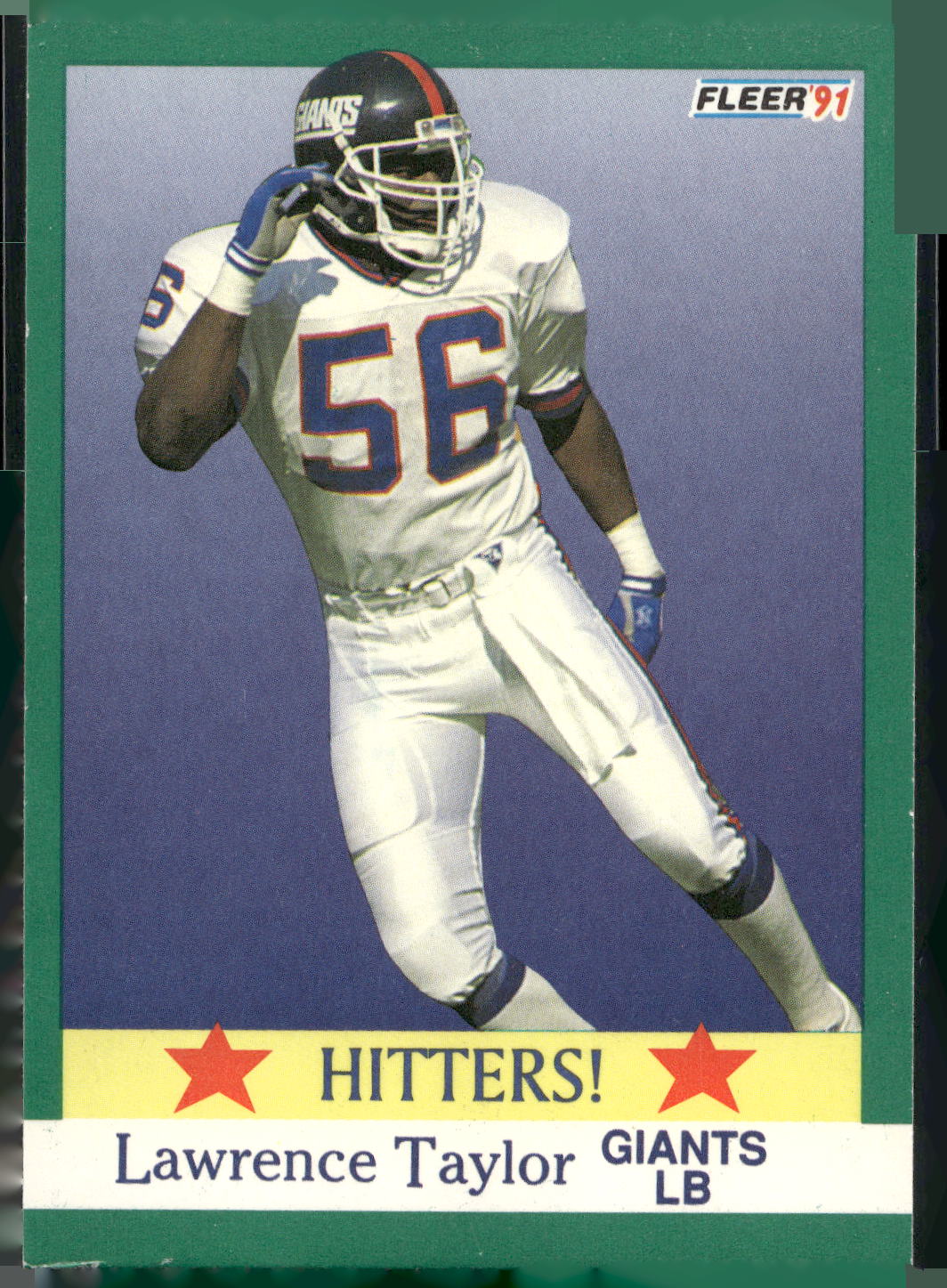 1991 Fleer #398 Lawrence Taylor
