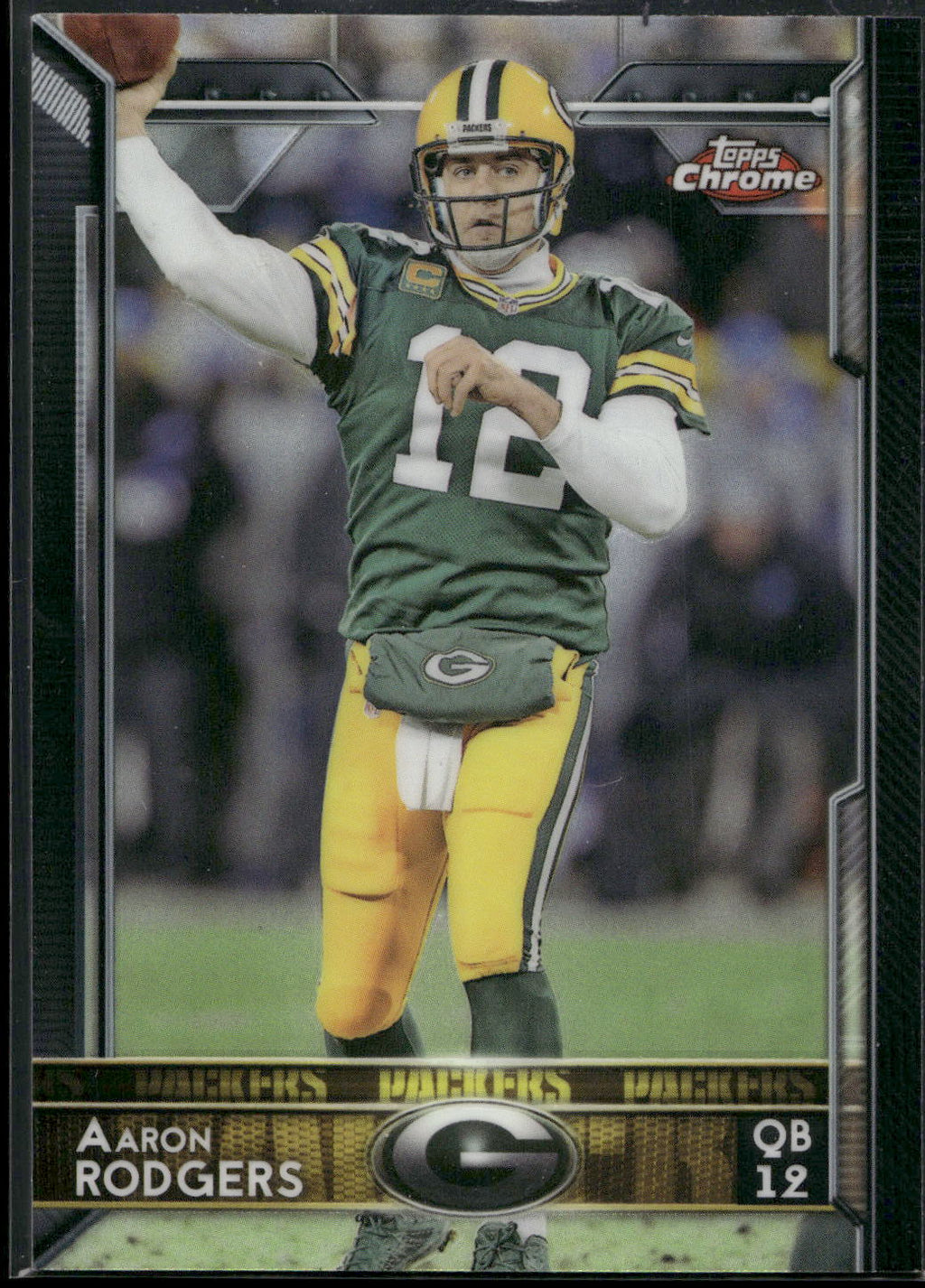 2015 Topps Chrome #2 Aaron Rodgers