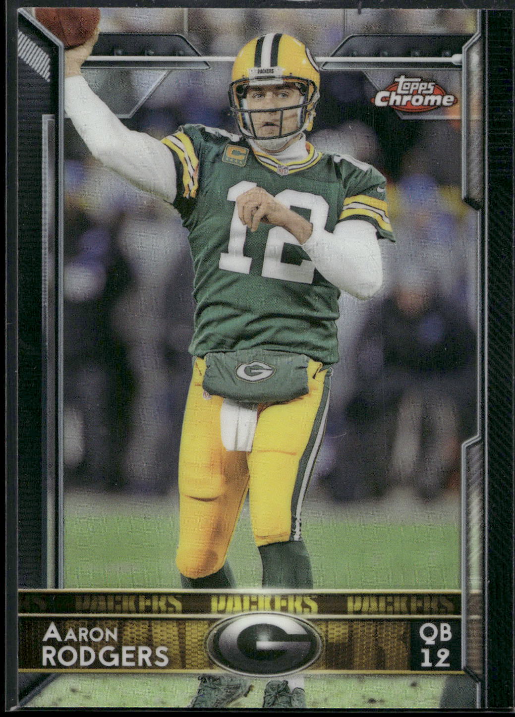 2015 Topps Chrome #2 Aaron Rodgers