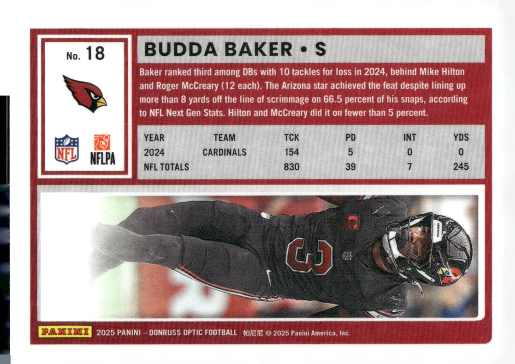 2025 Donruss Optic #18 Budda Baker