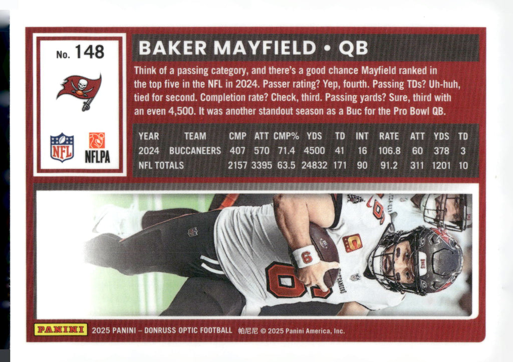 2025 Donruss Optic #148 Baker Mayfield
