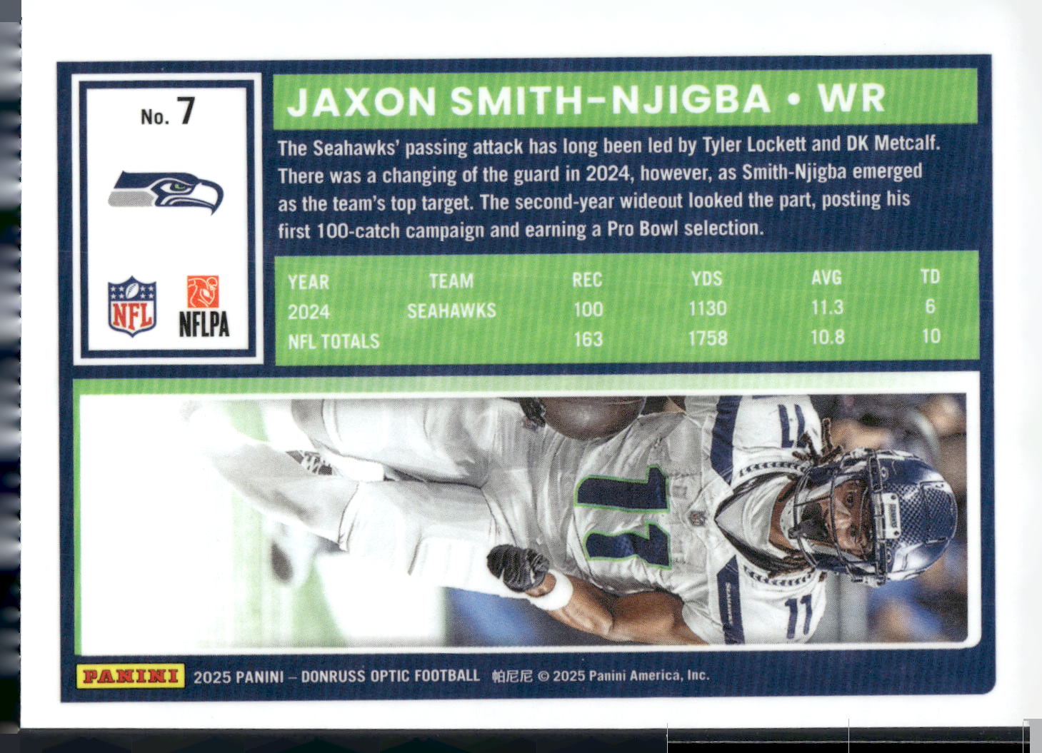 2025 Donruss Optic #7 Jaxon Smith-Njigba