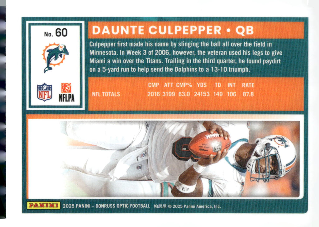 2025 Donruss Optic #60 Daunte Culpepper